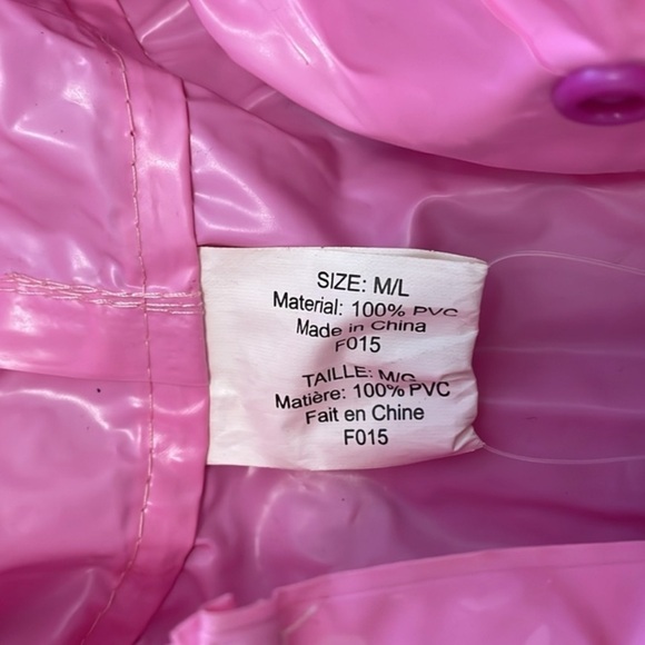 Disney Princess Pink Rain Poncho Girls size Medium /Large - Picture 7 of 7